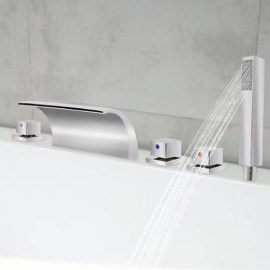 Merano kád szélére szerelhető 5 részes csaptelep